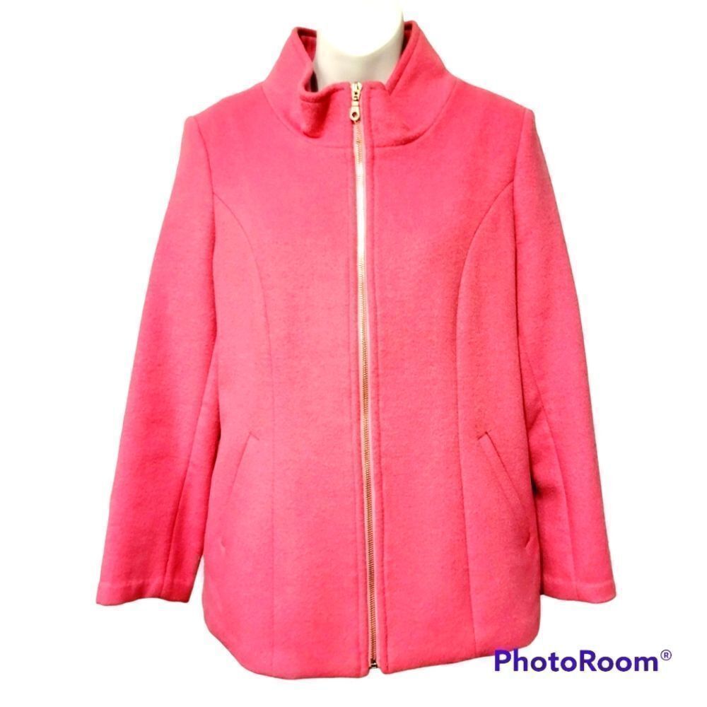 2/$20 Vintage pink zip up blazer jacket